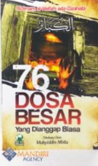 Image of 76 Dosa Besar Yang dianggap Biasa