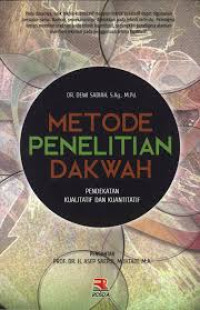 Image of Metode Penelitian Dakwah Pendekatan Kualitatif dan Kuantitatif